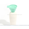 Silicone kitchen foldable funnel